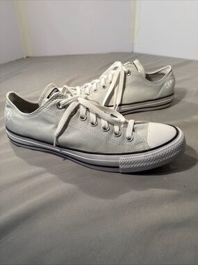 Converse Low-Top Canvas Sneakers - Light Gray/White